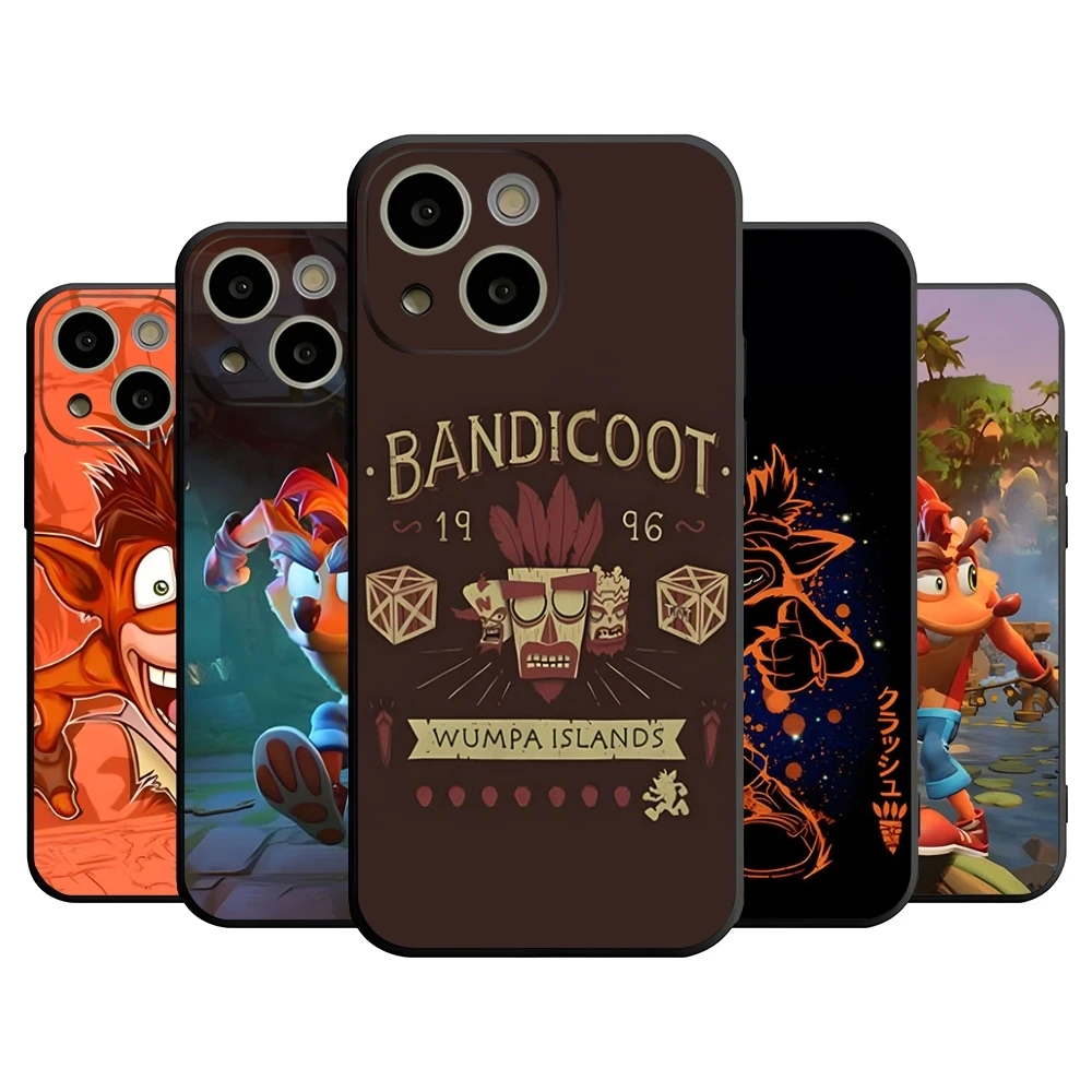 Prime Crash Bandicoot Phone Case For 14 Pro Max For Apple Iphone 16 15 Po Max 12 Mini 11 13 Pro Xr X Xs 8 7 Plus Back Cover