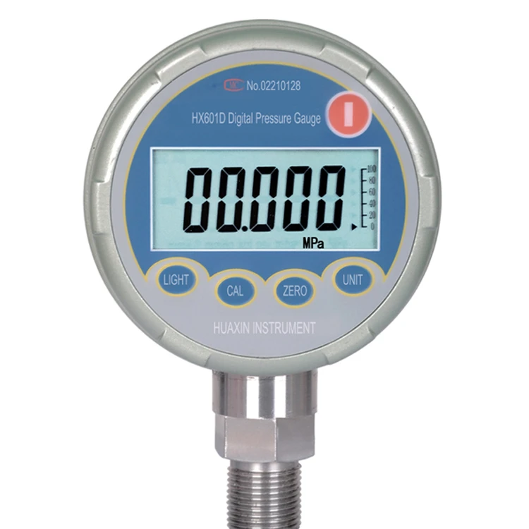 

LCD Display Digital Pressure Gauge Air Liquid Fuel Oil Hydraulic Pressure Gauge