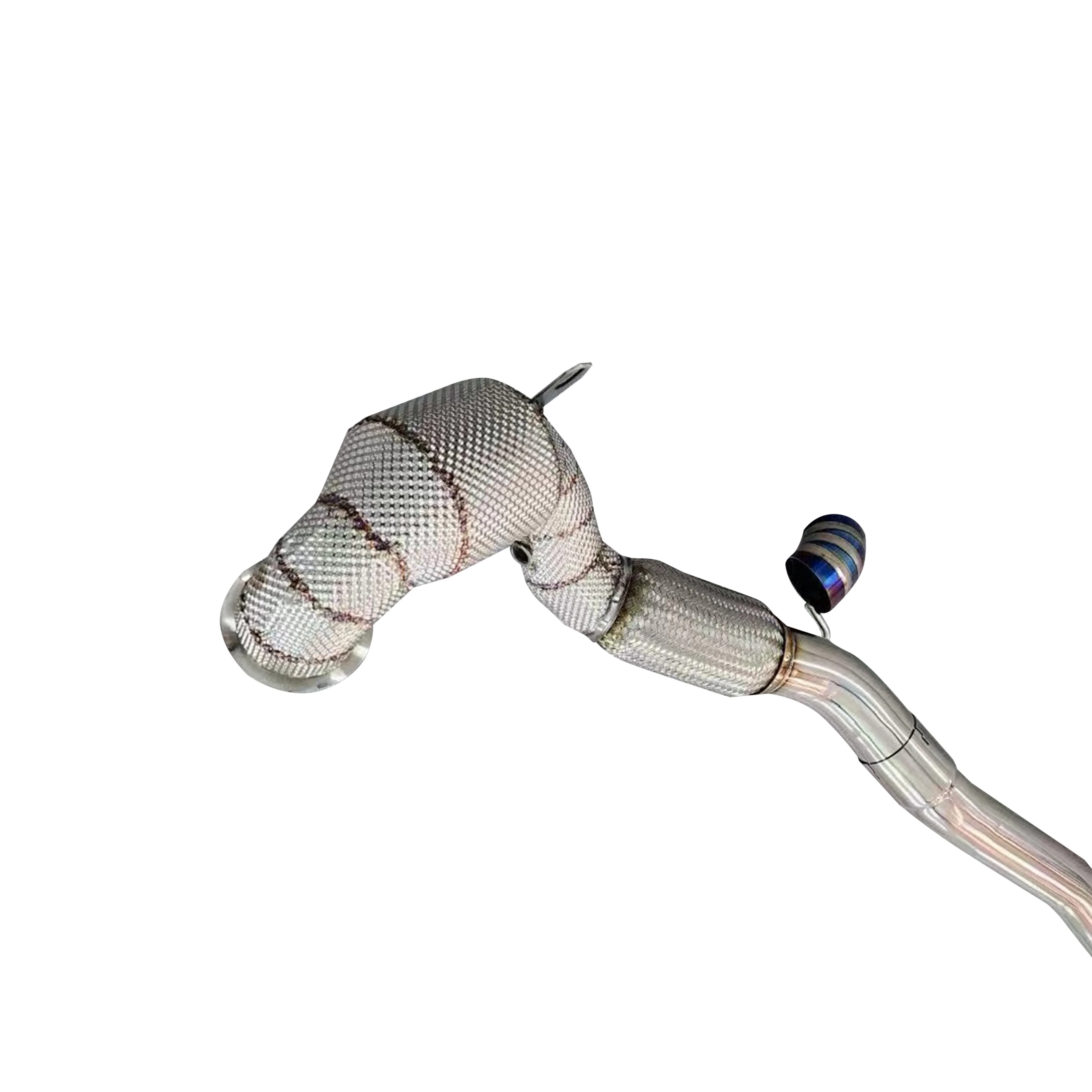 

HMD Exhaust System Stainless Steel Performance Downpipe for Audi TT MK3 2.0T With Heat Shield