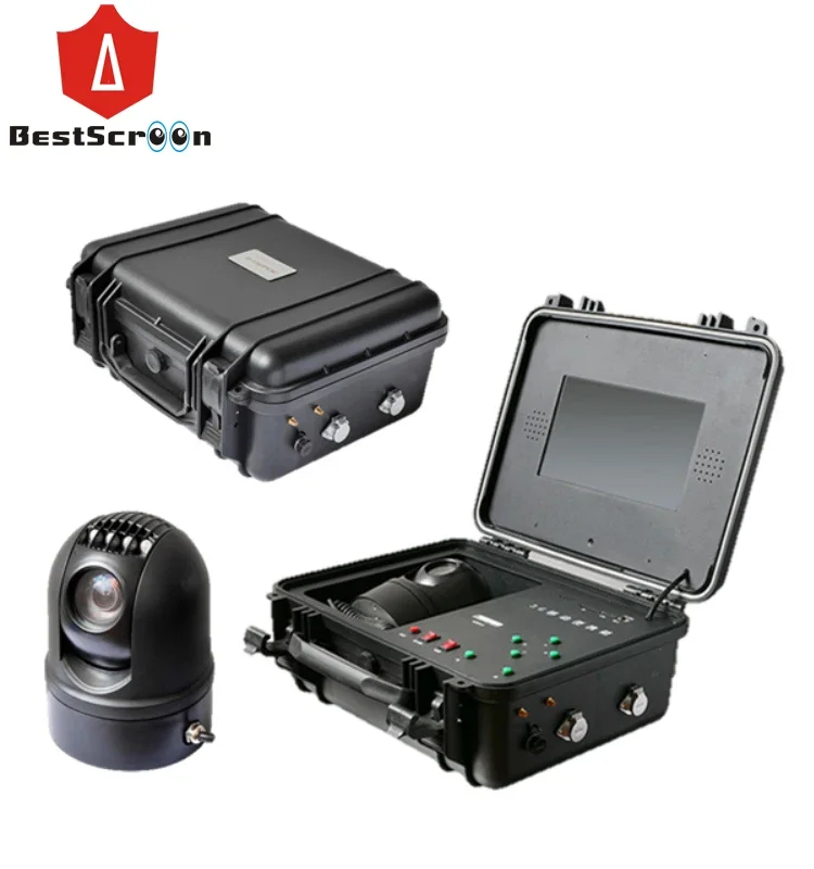 2MP 4G Wifi & GPS Wireless Outdoor Portable Mobile Mini Dome PTZ  Camera  5G Wireless Portable Mini Dome PTZ Camera