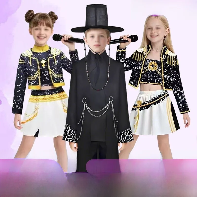 

New Halloween Magic Male Group Cosplay Costume Korean Wave Superstar Female Group Qin Yu Role Playing Cosplay