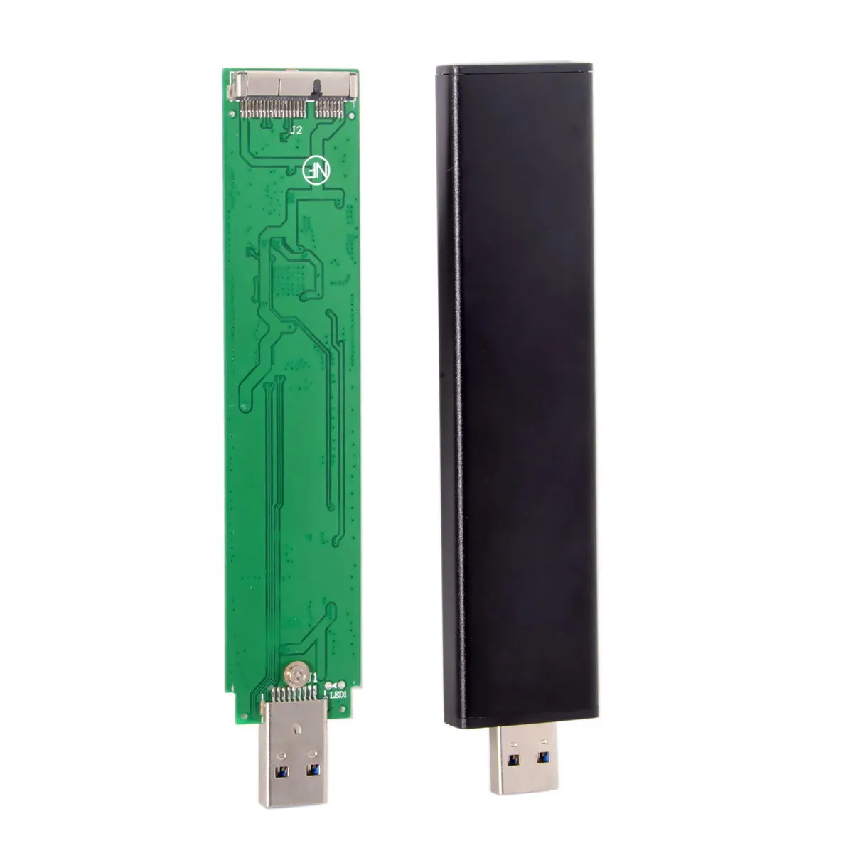 محرك خرطوشة القرص الصلب USB 3.0 ذكر إلى 17 + 7pin SSD HDD لعام 2012 Mac Air A1465 A1466