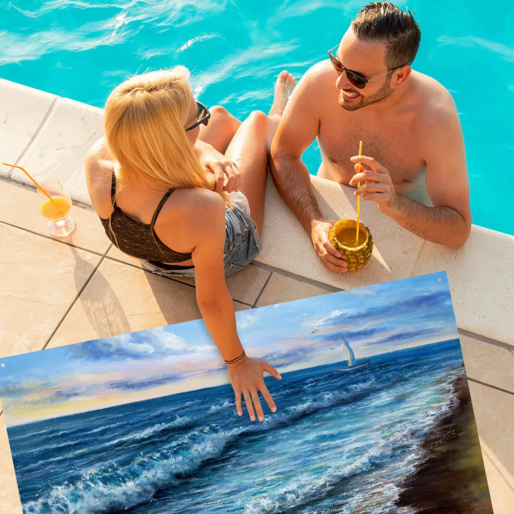 

2 шт. пустых садовых флагов для самостоятельного оформления, белые, для декора двора, легкие, с гладкой текстурой, без заусенцев, идеально подходят для Рождества и Нового года