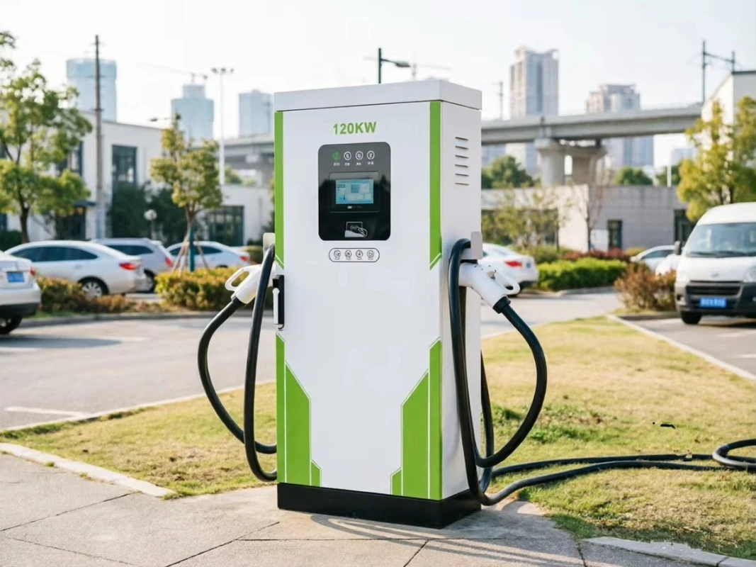 7kW/22kW/120 New Ganzhong GZ-DC-120L-2 120-320KW DC Fast Charging Station 380V+15% Input Voltage 250A Single