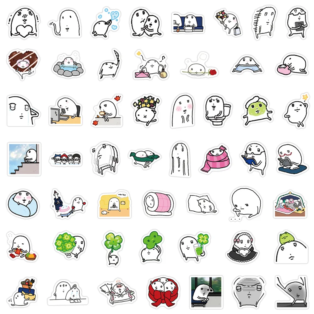 105PCS Emotionele Sad Breakdown Spoof Avatar Sticker DIY Telefoon Laptop Bagage Skateboard Graffiti Decals Plezier voor kinderen
