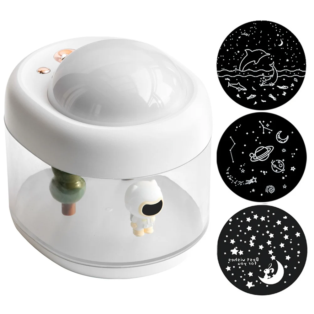 子供,大人,クリスマス,誕生日のためのナイトライト付き加湿器,星型プロジェクター,小さな空気加湿器
