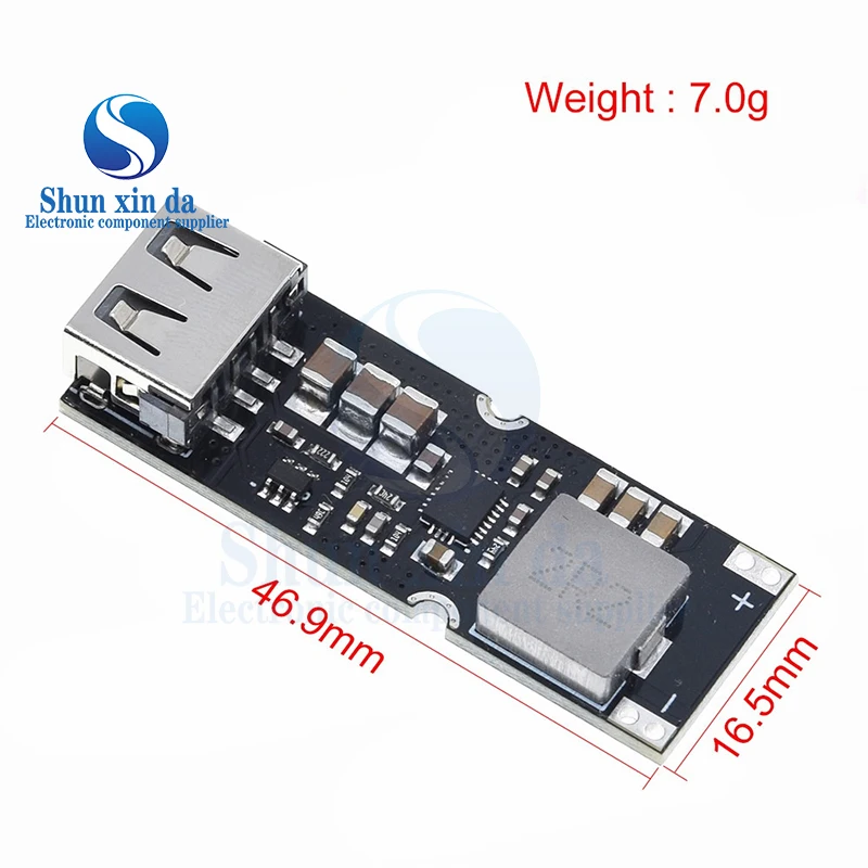 QC2.0 QC3.0 TPS61088 Single Cell Lithium Battery Boost Power Module Board 3.7V 4.2V Liter 5V 9V 12V USB Mobile Phone Fast Charge