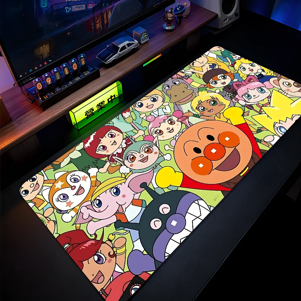 Anpanman Mousepad Large Gaming Mouse Pad LockEdge Thickened Computer Keyboard Table Desk Mat