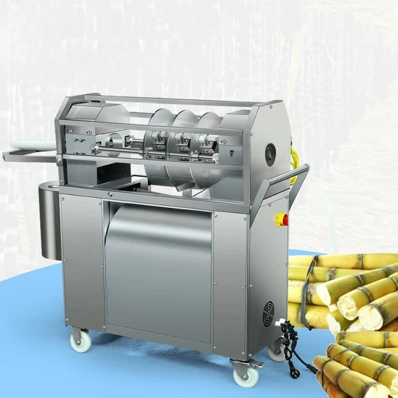Sugarcane Machine Commercial Stainless 30mm-58mm Diameter 500W Electric Sugar Cane Skin Peeler Machine