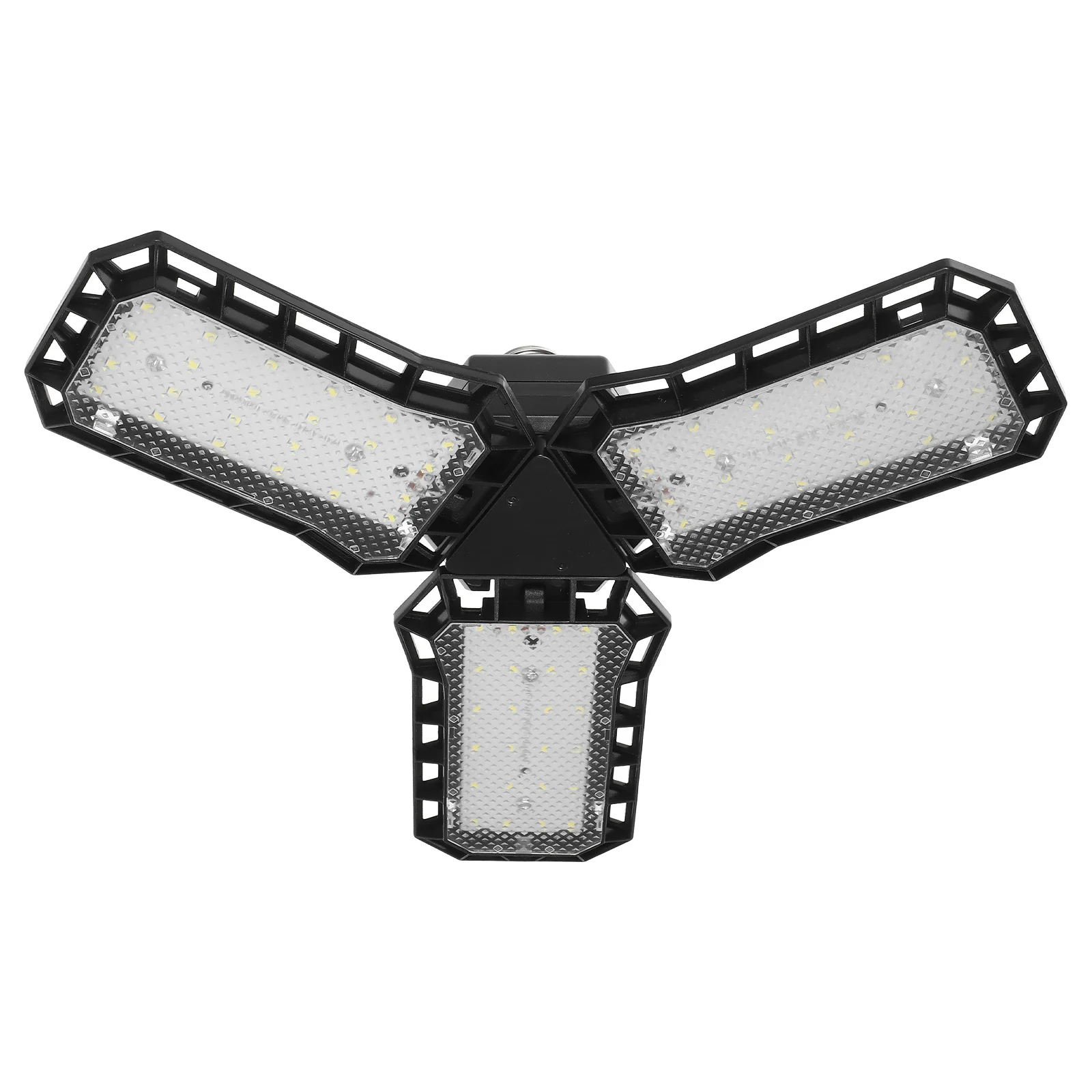 LED Garage Ceiling Light 45W Foldable Shop Light with 3 Panels 0-90 Degree Adjustment Wide Area Coverage for Large Room Lighting