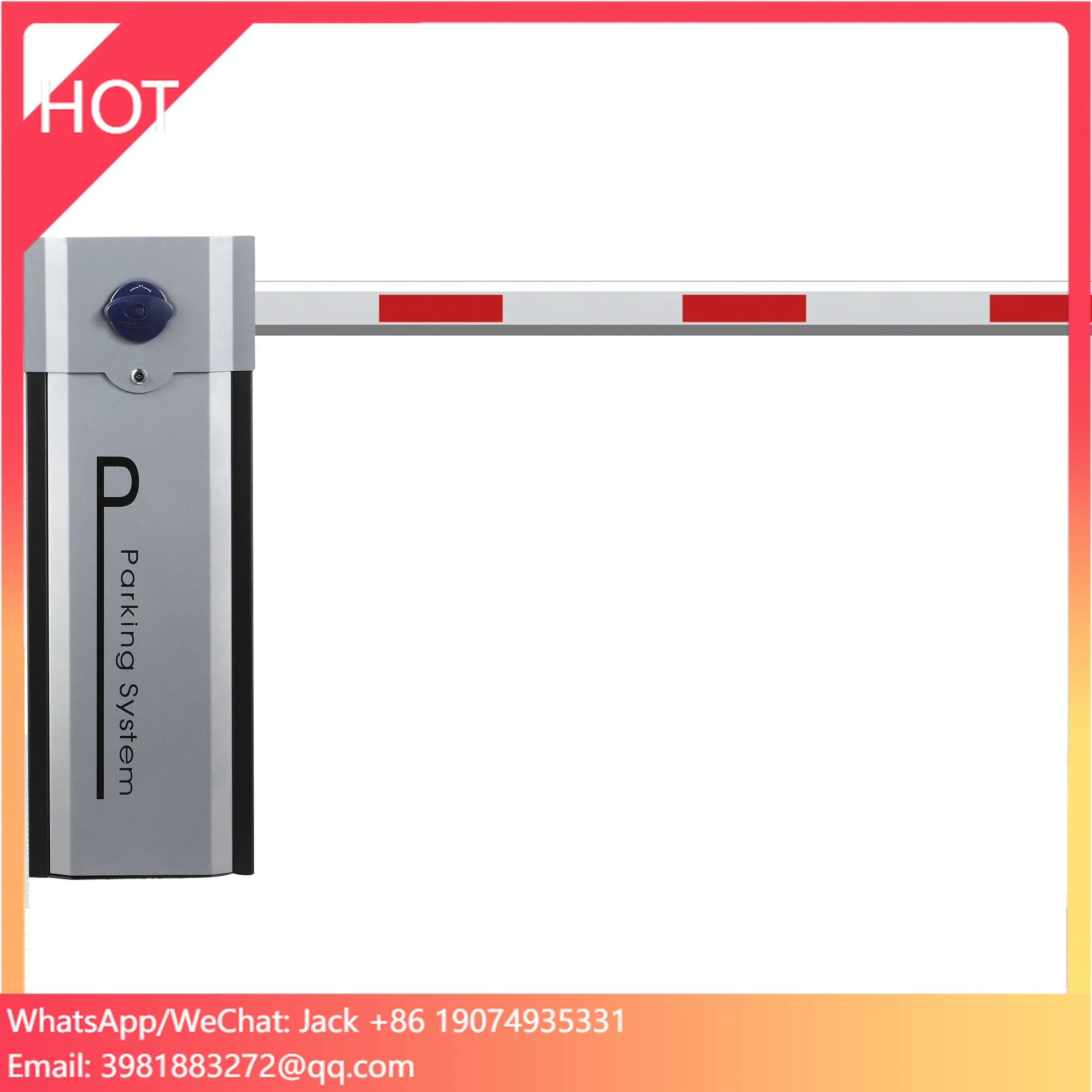 

Good Quality High Standard Fast Speed Traffic Access Control Red Green Light Boom Barrier Road Gate For High Way And Parking Lot
