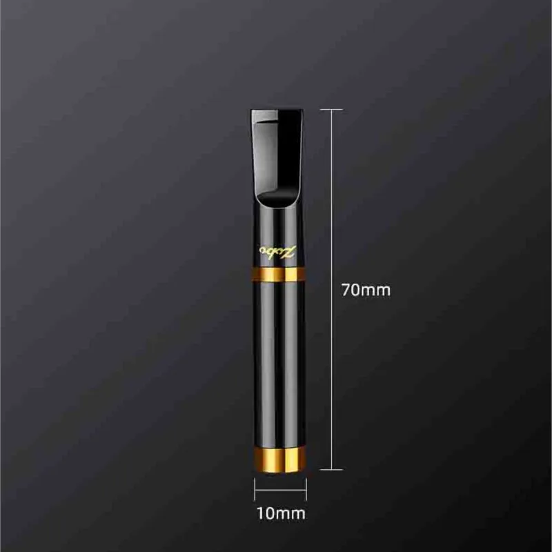 2025 Reusable Metal Cigarette Holder Filter Washable Three Use Male/Female Cigarette Holder Filter Smoking Accessories LH976 - Image 4