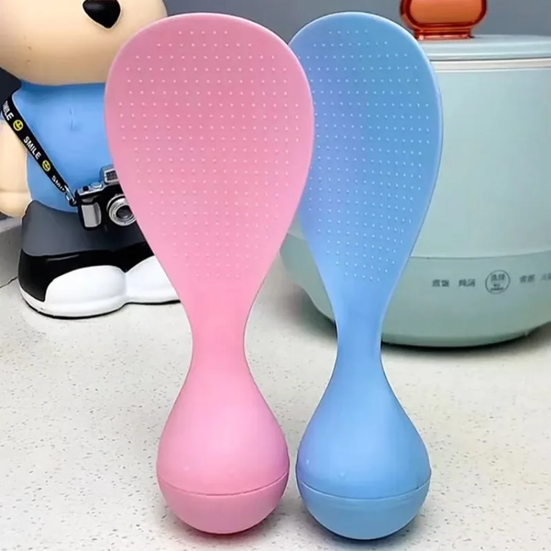 Creative Non Stick Rice Spoon Practical Kitchen Tools Tumbler Rice Scoop Food Grade High Temperature Resistance Scoops