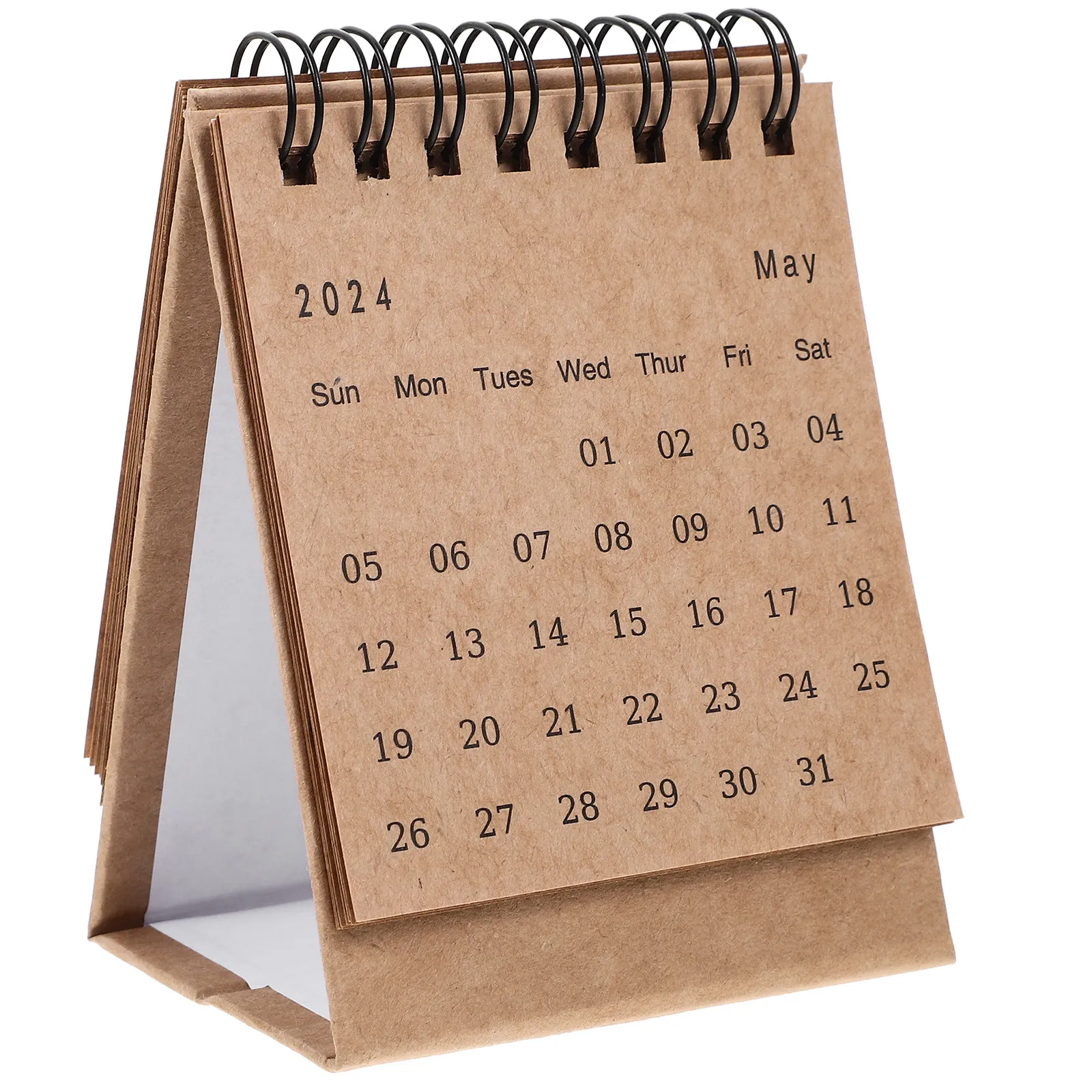 Table Calendar 2024-2025 Mini Desk Flip Calendar Sturdy Base for Desktop Organization Stylish Home Office Decor Daily Reminder