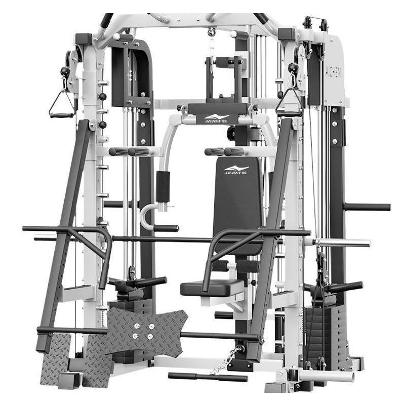 Fitness Light Commercial Smith Machine Comprehensive Trainer Multifunctional Integrated Professional Squat and Bench Press Stand