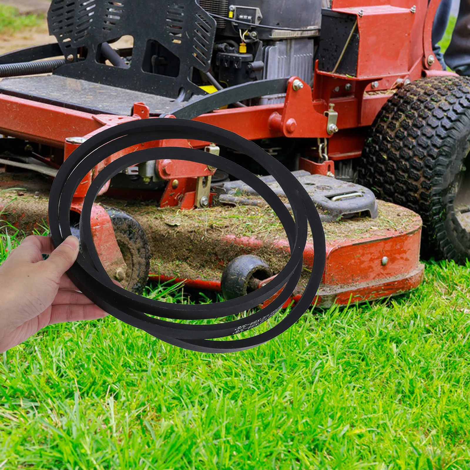 

Heavy Duty Lawn Mower Drive Belt Reliable Fit for Riding Mowers Scag Mower Parts Yard Striper Driving Belt Replacement