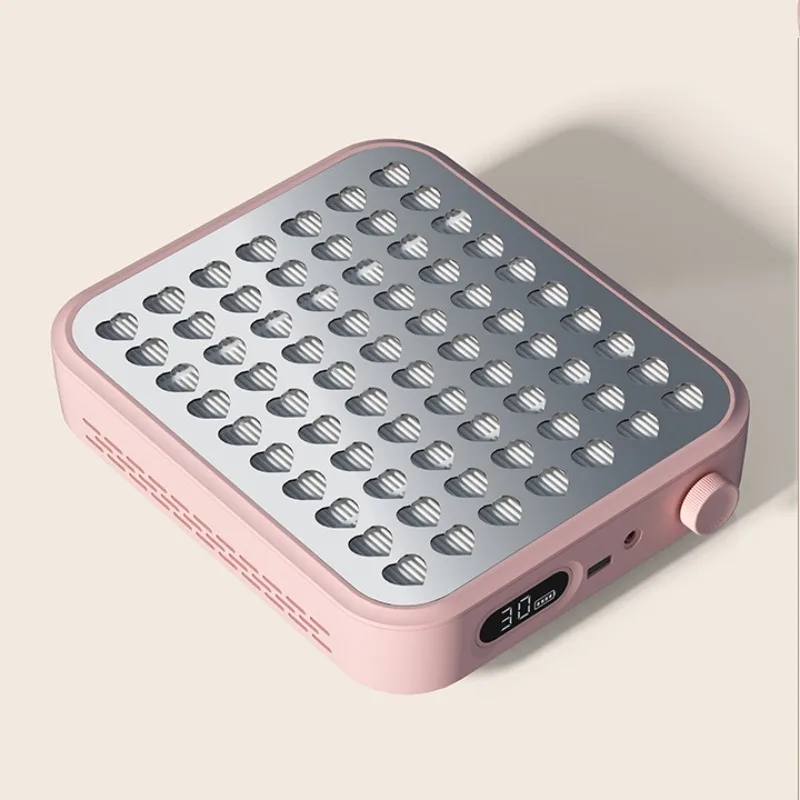 New Pink Heart Brushless Nail Dust Collector Equipment Manufacturer Strong Suction Power Pink Electric Nail Vacuum Cleaner