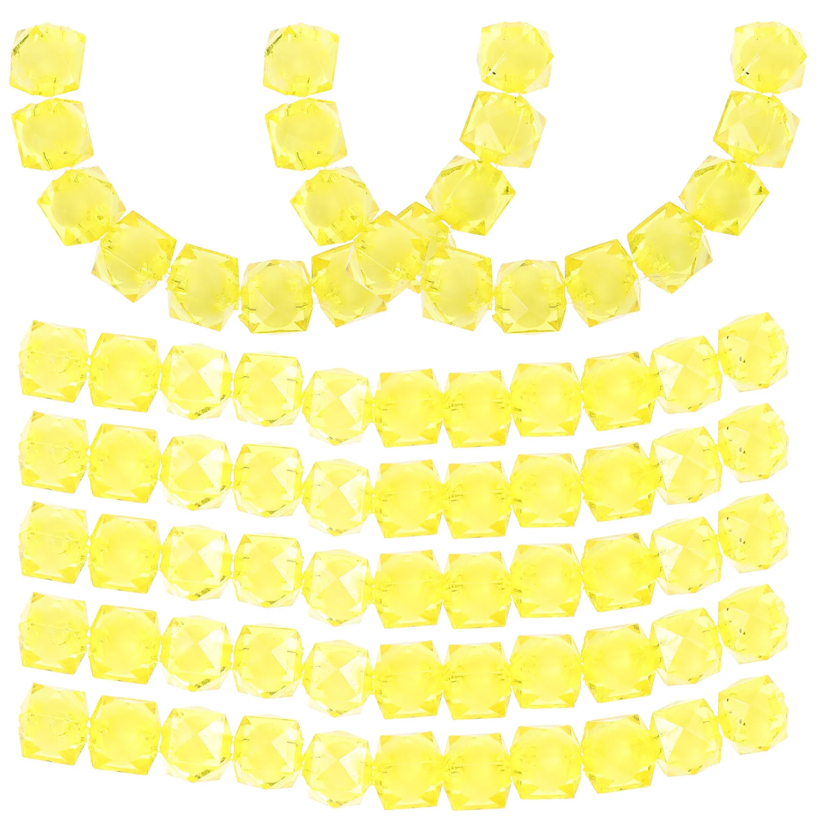 Grânulos acrílicos para fazer jóias diy espaçador quadrado contas soltas colar pulseira acessórios para o cabelo projetos de artesanato premium