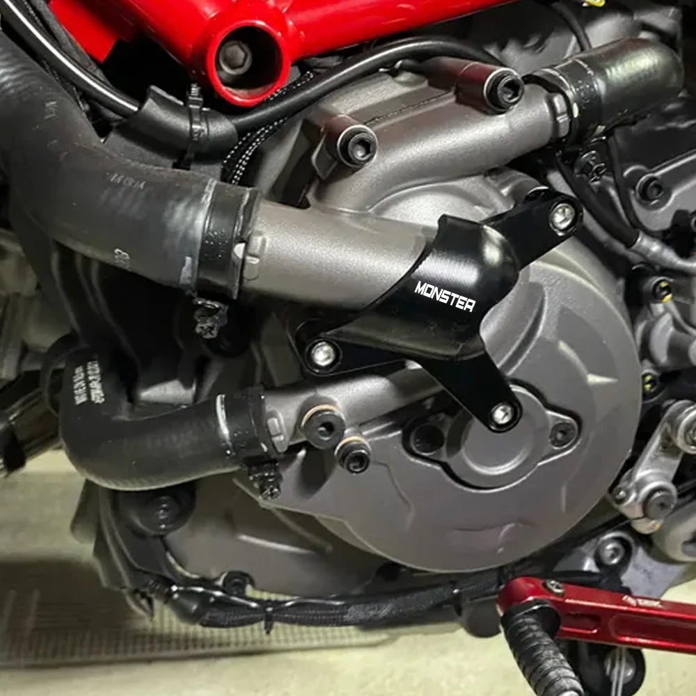 FOR Ducati MONSTER 1200 2014 2016 2017 2018 2019 2020 2021 Water Pump Guard 821 S R Motorcycle Water Pump Protector Accessories