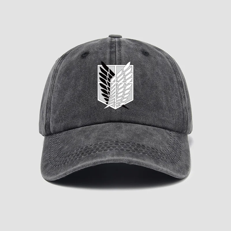 Attack of the Giant Survey Corps Gendarmerie Regiment Freedom Wing caps Baseball caps men and women simple cap shade