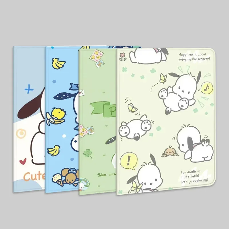 Kawaii Pochacco Case For iPad Air4 5 Pro 11 2022 Magnetic Case For iPad 7/8th Generation 10th 10.9 Air 2 3 9.7 Mini 4 5 6 Cover