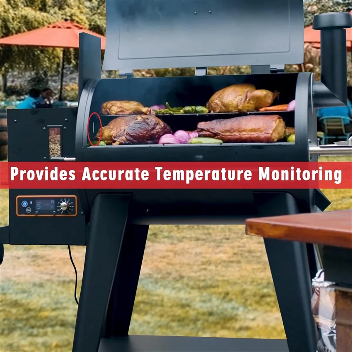 A83Z Replacement RTD Temperature Probe Sensor for Pellet Grill PB1000XL-025-R00 V2