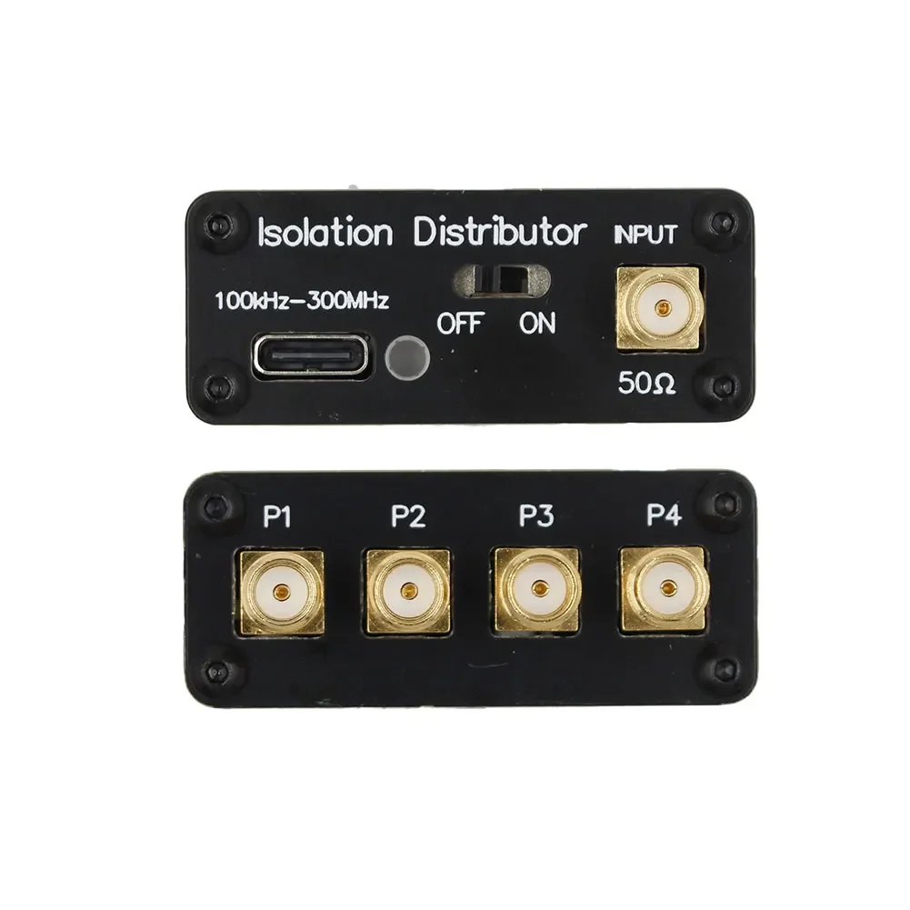 Active RF Isolation Splitter SDR GPSDO Signal Source RF Signal Divider 100kHz To 150MHz for RF Signal Radio Antenna