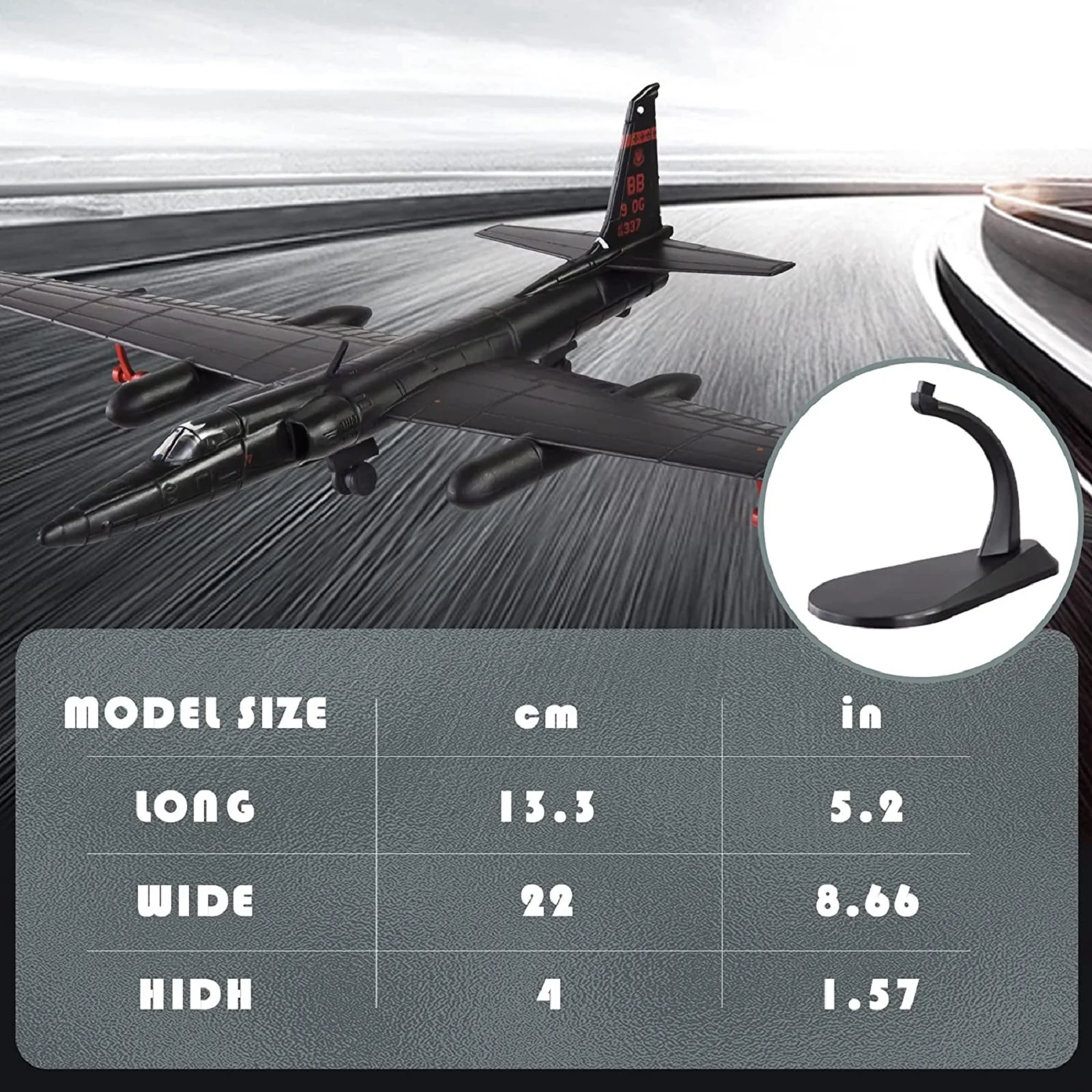 1/144 مقياس لعبة مجسمة U-2S U2 U-2R سبائك معدنية طائرة طبق الاصل لعبة مجسمة الاستطلاع طائرة عسكرية التنين سيدة دييكاست