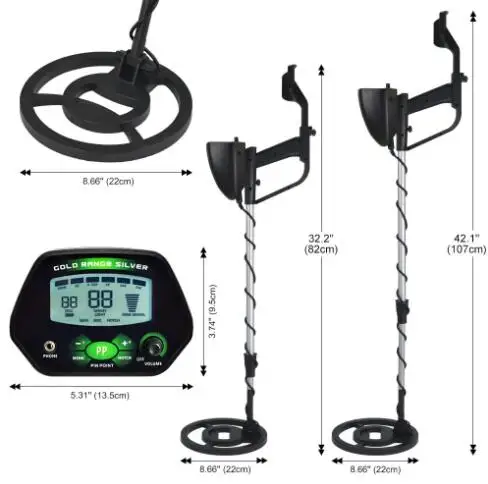 Professional New MD-4090 High Accuracy Gold Metal Detector Waterproof LCD Display Backlight Positioning