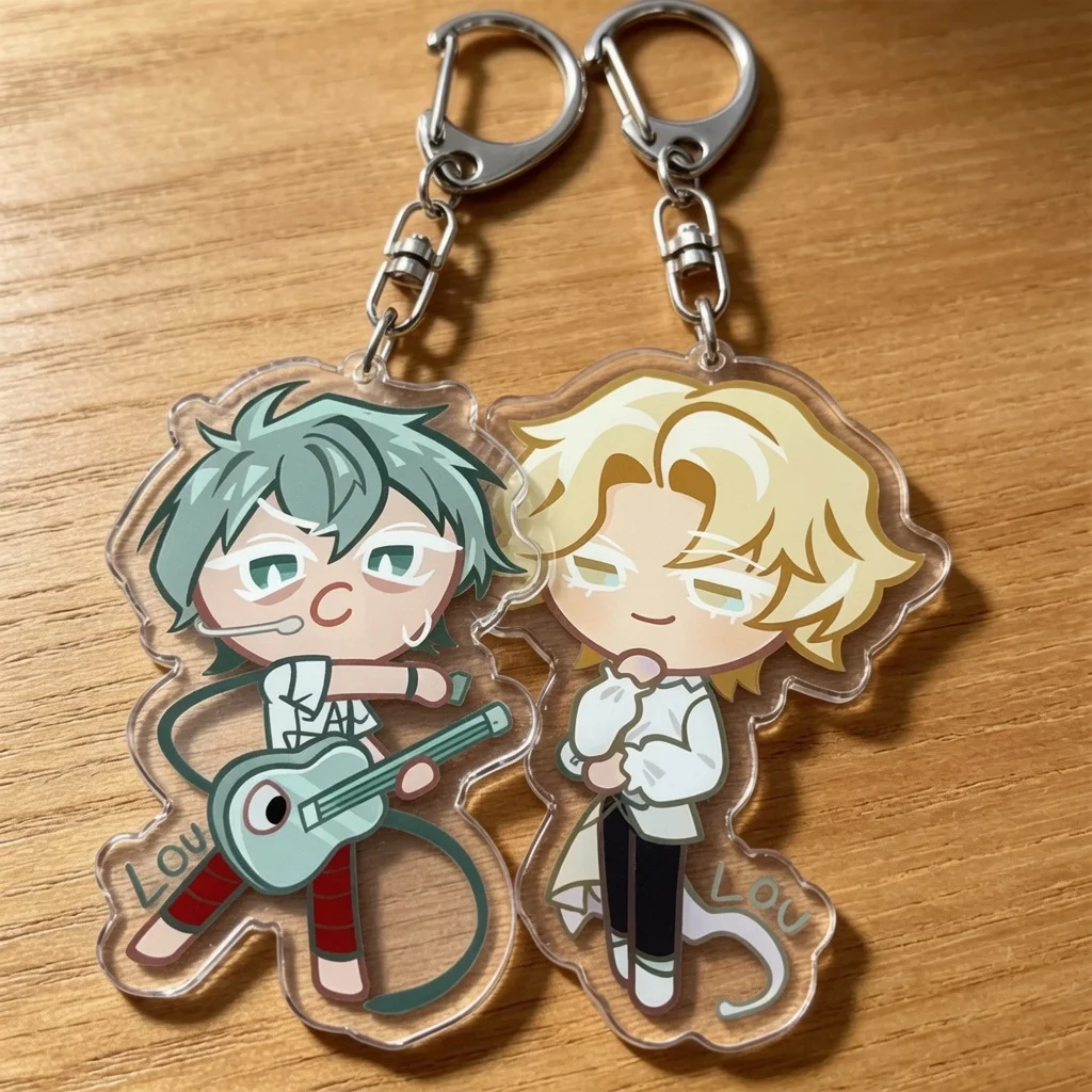 Cookie Alien Stage in Crk Style Chibis Keychains for Accessories Bag Luka Ivan Till Mizi Hyuna Sua Keyrings Jewelry Fans Gifts