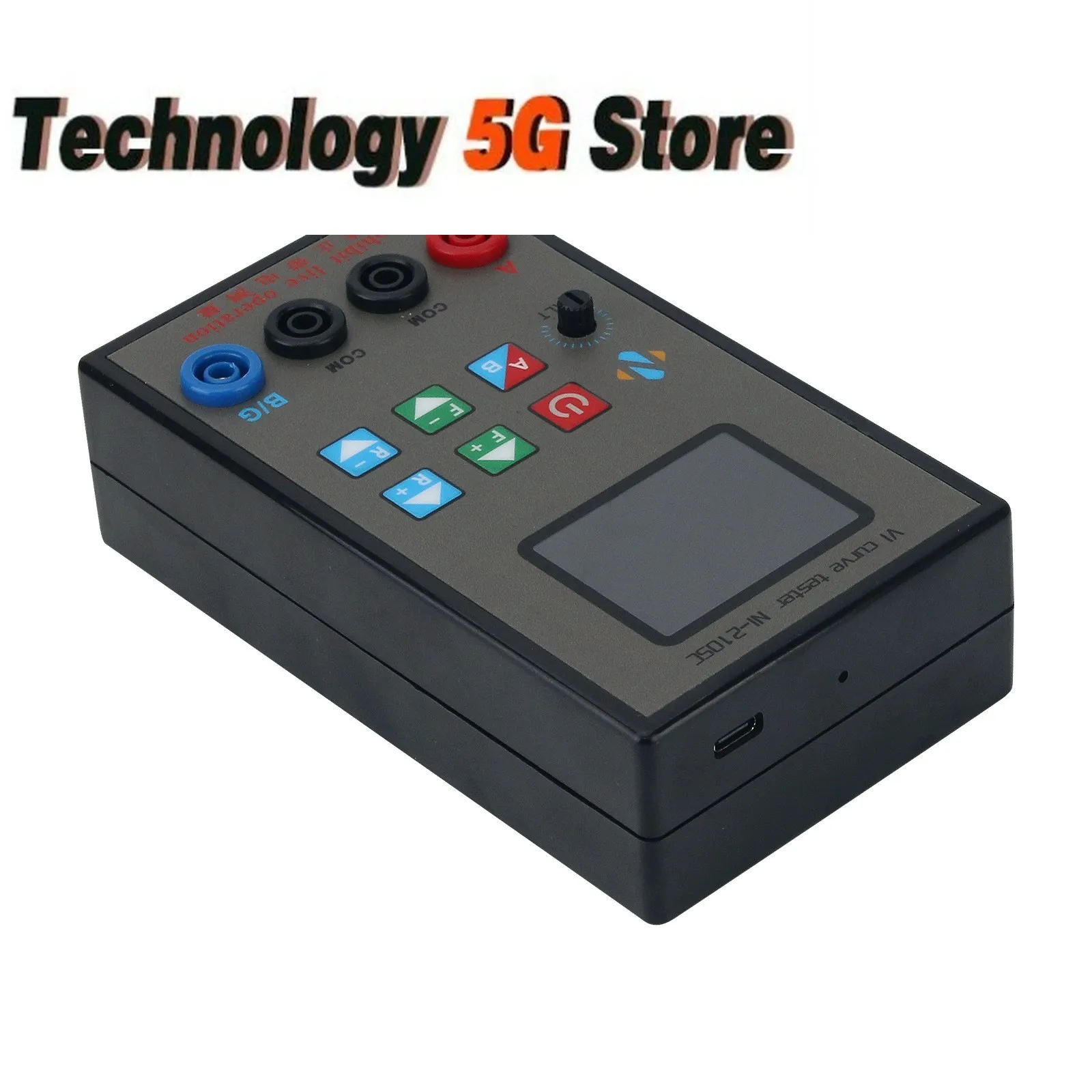 NI-210SC Portable Dual Channel VI Curve Tester 18 Levels Frequencies Adjustable with 2.0-inch TFT Screen