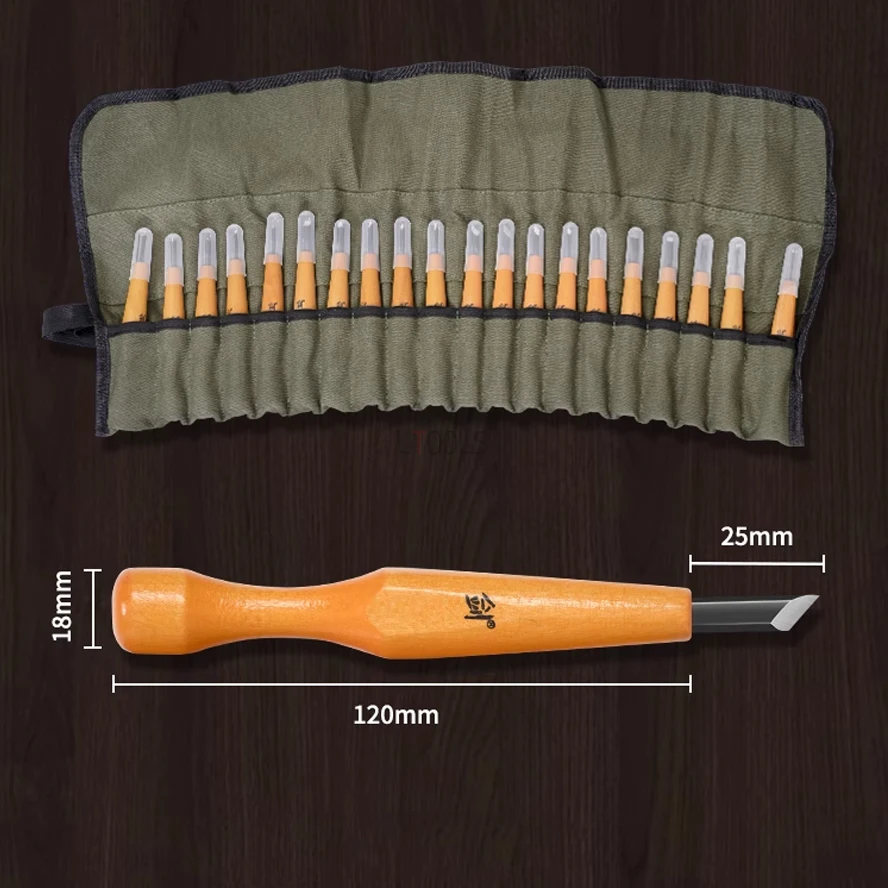 

5/20pcs Multi-functional Engraving Knife Set Printmaking Plaster Woodworking Fruit and Vegetable Carving Chisel DIY Hand Tools