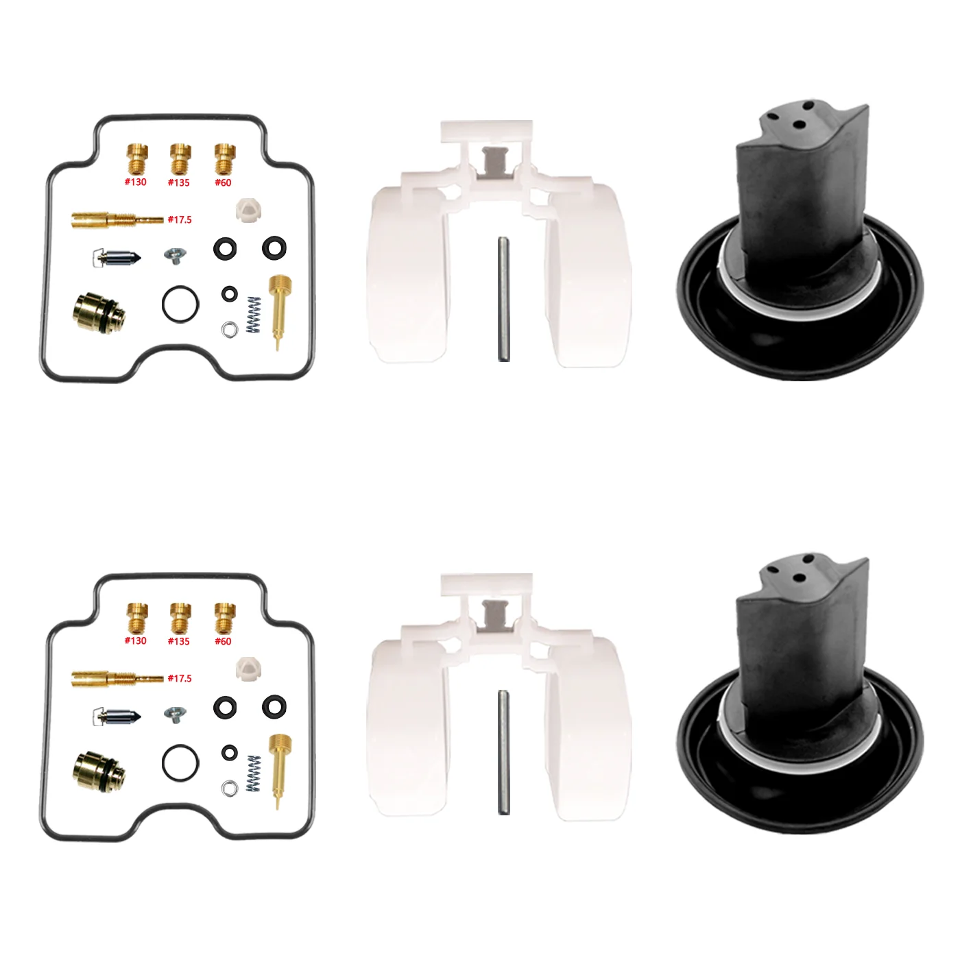 Suzuki GS-E 500 GSE 500 W/X/Y GS500EY GS500EW GS500EX 1997-2000 Carburetor Repair Kit with Float & Diaphragm