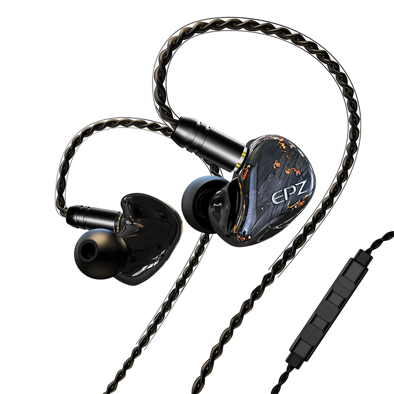 EPZ Q1 イヤホン有線 HIFI 低音イヤフォン IEM インイヤーモニター