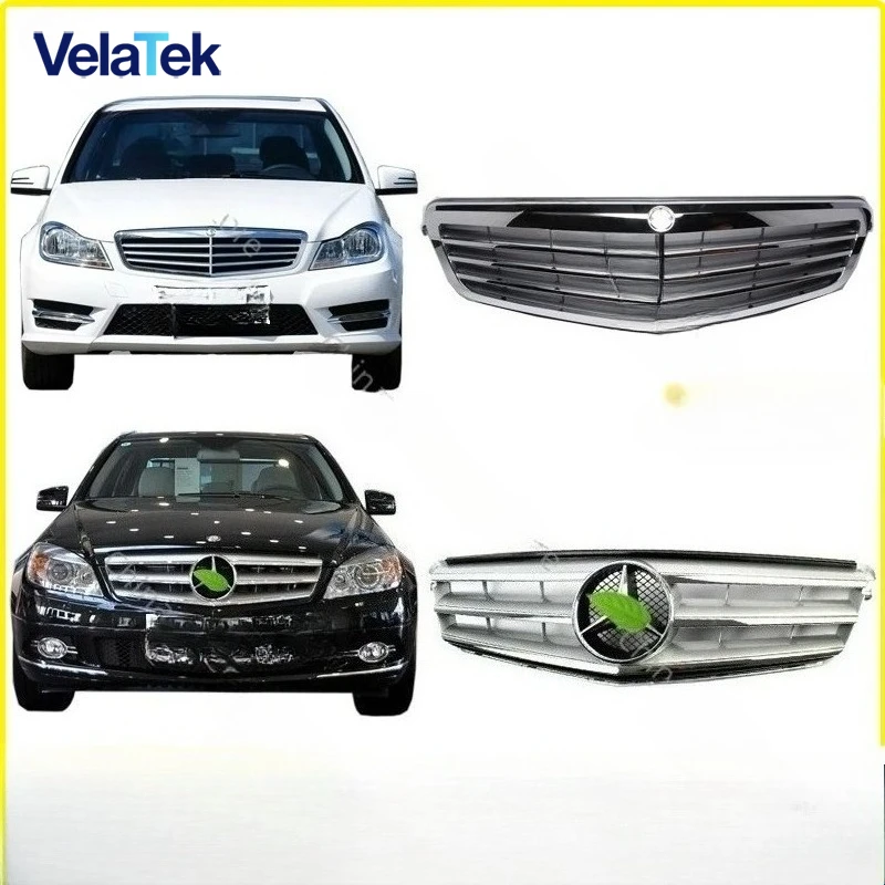 

Подходит для Mercedes-Benz C-Class W204, передняя средняя сетка C180, впускная решетка C200 C230, вентиляционная сетка C260, передняя часть C300