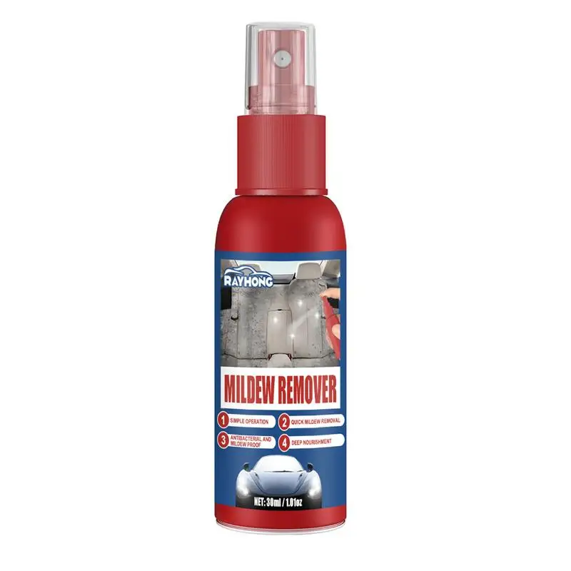 30ml interior do carro removedor de mofo assentos pé esteiras headliner remoção de molde limpeza e manutenção spray auto molde revestimento mais limpo