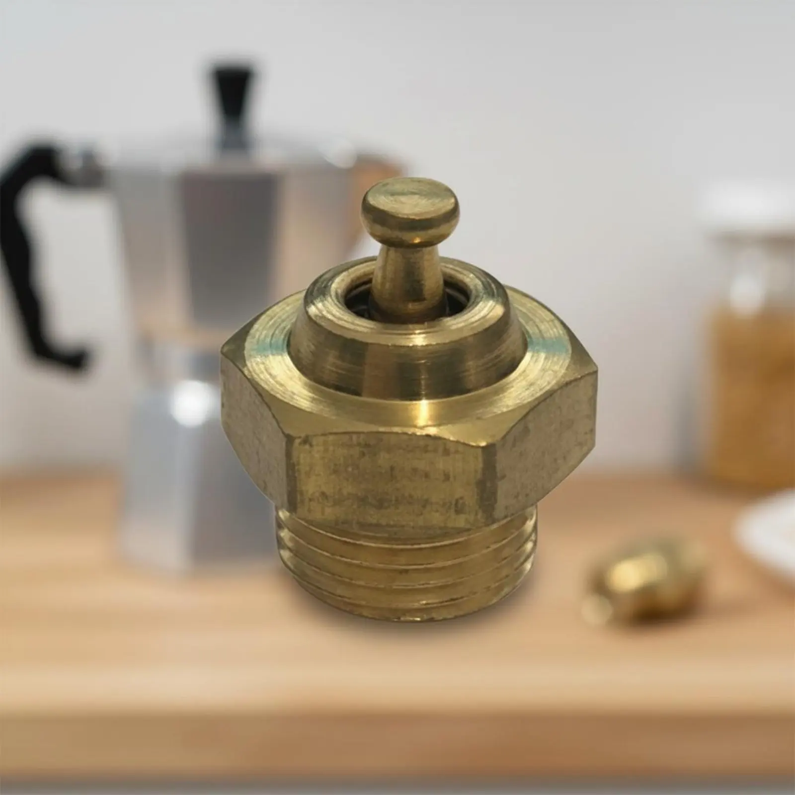 Stovetop Pot Pressure Valve Long-Lasting Metal Coffee Accessory Cookware Part Better Water Flow - view 6