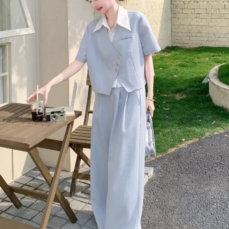 

Office Ladies Trouser Professional Wear to Work Promotion Luxury Clothes New In Matching Groups Of Women's Pants Two Piece Set