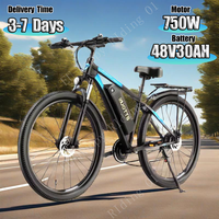DUOTTS C29 E-Bike 750W Motor 48V15*2AH Battery Magnesium Aluminum Alloy Electric Bicycle 29-Inch Tires 21-Speed Electric Bike