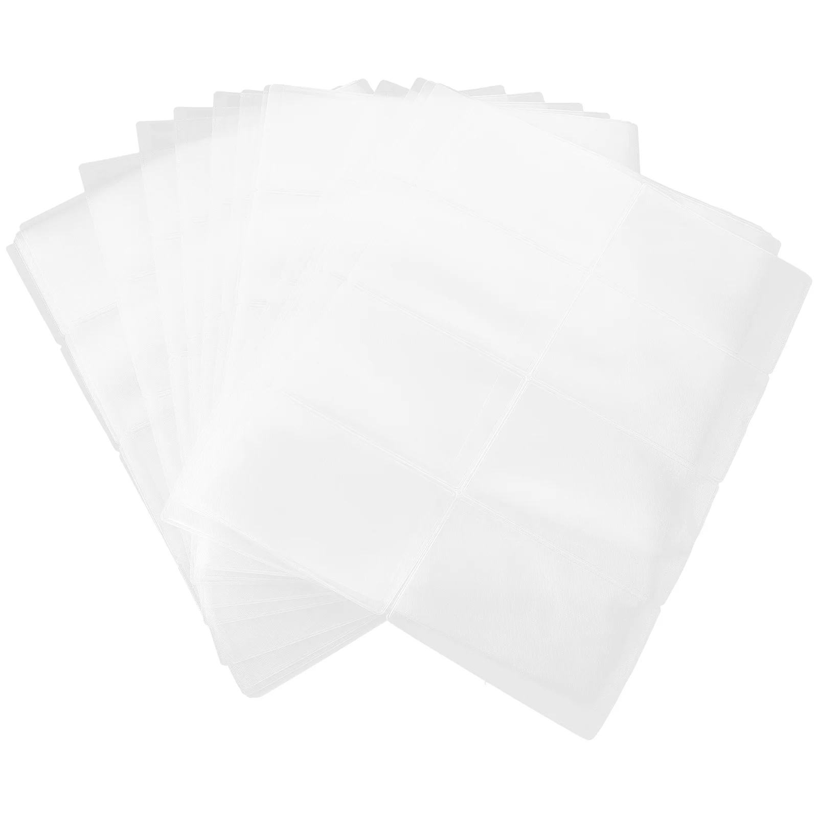 

160Pcs Card Protector Sleeves Transparent PVC Crack Resistant Credit Id Business Social Security Card Holder Sleeves for Cards