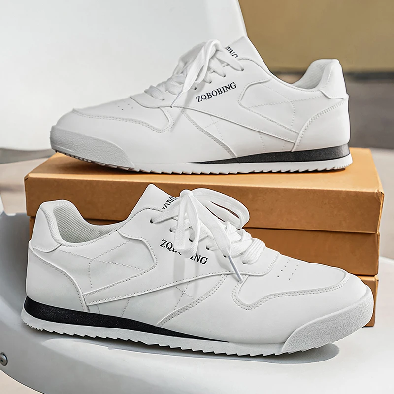 

2026 New Stylish Spring and Autumn Men's Shoes, Sizes 39-48, Large Size Korean Fashion Low-Top Casual Shoes, Lightweight Versatile Sneakers