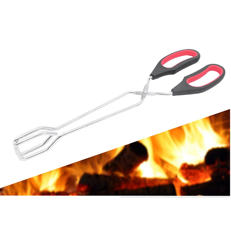 Durable Food Tong Anti-corrosion BBQ Clip Rust-proof Serving Food Barbecue Heavy Duty Grilling Meat Tong Serving Clamp