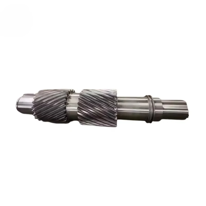 Conveyor Drive Shaft Custom Precision Gear Shaft Steel CNC Machining Pinion Shaft for Industrial Gearbox Transmission