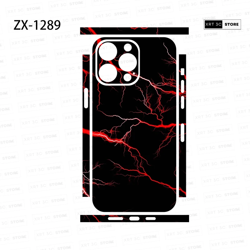 XRT Skin Sticker for iPhone16 15 Pro Max 14 13 17 Phone Sticker Back Film Side Frame Protector (Not Phone Case)