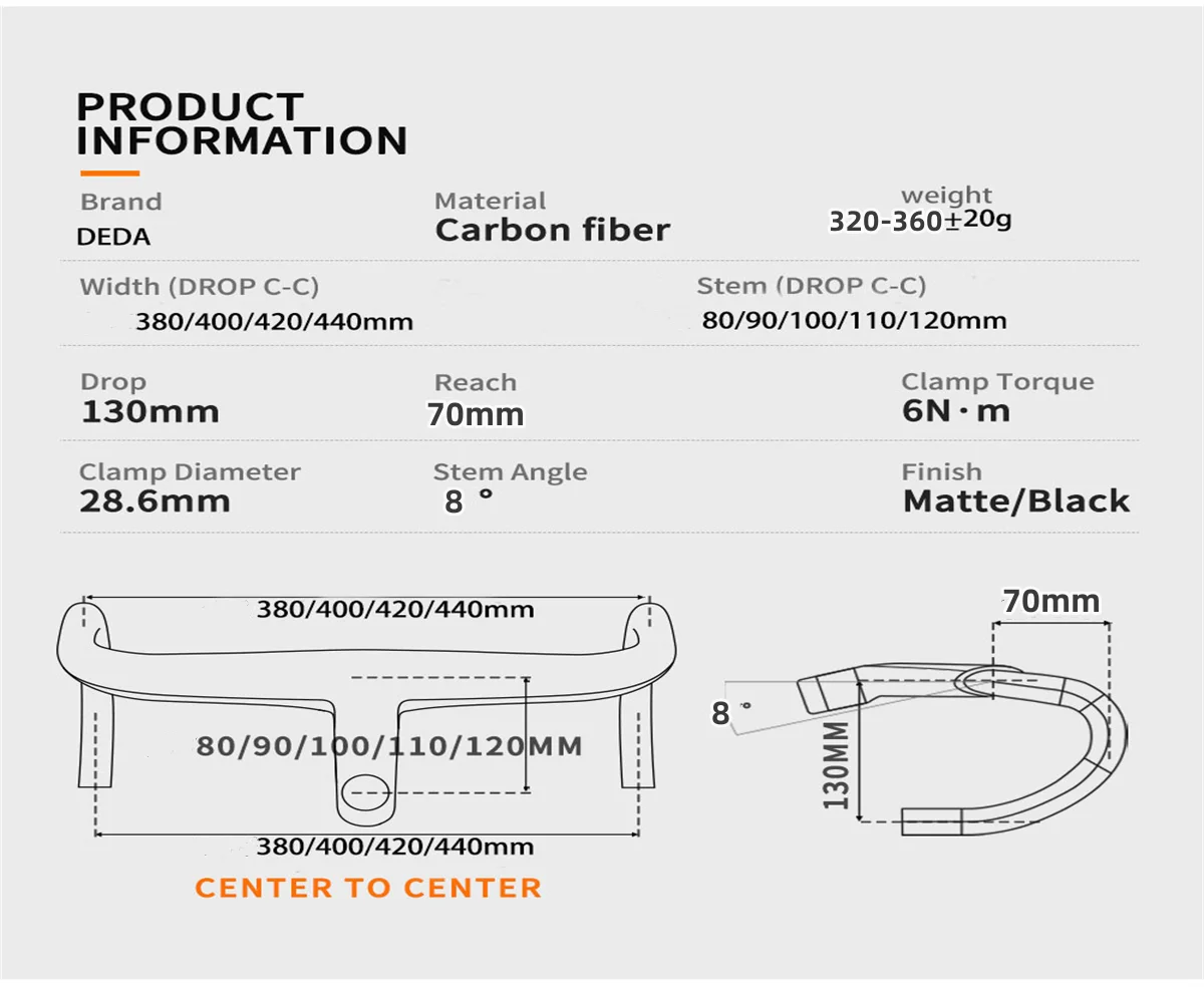 Syncros  carbon handlebar  T800 Carbon Fiber Integrated Handlebar 380-440mm Road Bike Bent Bar For Fork Clamp 28.6mm 80-120mm