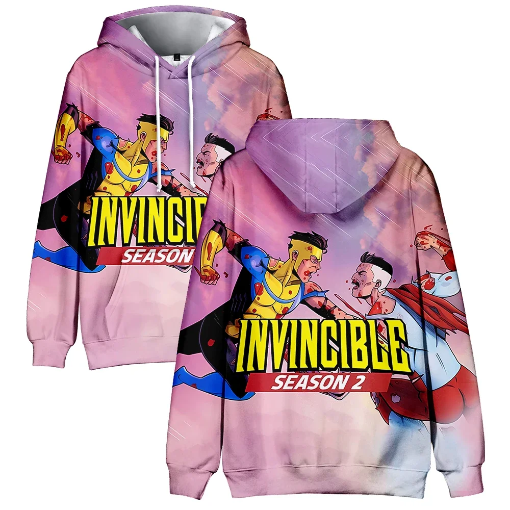 

Invincible Season 2 3D Print Oversized Women/Men Hoodie Sweatshirt Streetwear Hip Hop Pullover Hooded Jacket Cosplay Costume