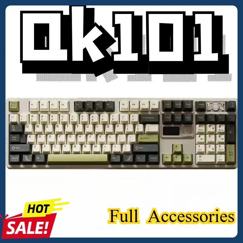 Qk101 Keyboard Accessories Sound Pack PORON Sandwich Cotton IXPE Switch Pad Positioning Plate Hifi Upgrade Gaming Accessories
