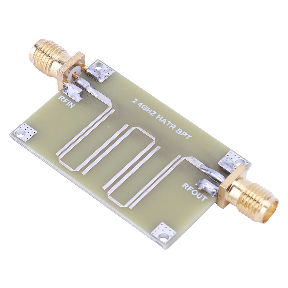 Modulo filtro passa banda 2,4 GHZ Circuito stampato bifacciale Componente elettronico filtro microstrip spesso 1,6 mm