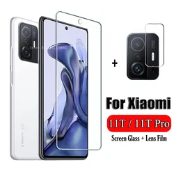 Tempered Glass For Xiaomi 11T Pro Camera Screen Protector Lens Protective Film For Xiaomi Mi 11 T Pro Full Glue Protection Glass