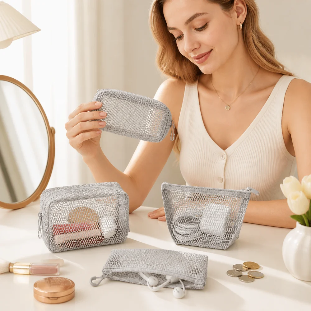 Nylon Transparent Storage Bag - Travel Accessories Online 评论和价格